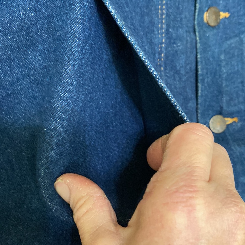 LIKE NEW VINTAGE RUSTLER DENIM JACKET - Picture 3 of 12